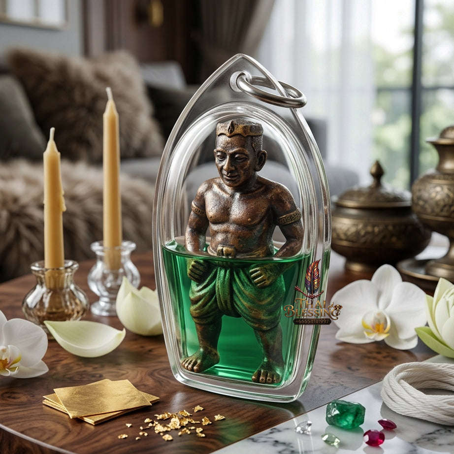 ✨ [The Sovereign of Infinite Protection & Unseen Command: The 2026 "Grand-Master" Edition] Sacred "Hun Phayon (The Sovereign Guardian-Sentinel)" – Special "Sacred Alloy & Occult Charm-Oil" Thai Blessing Co By RURUECHA