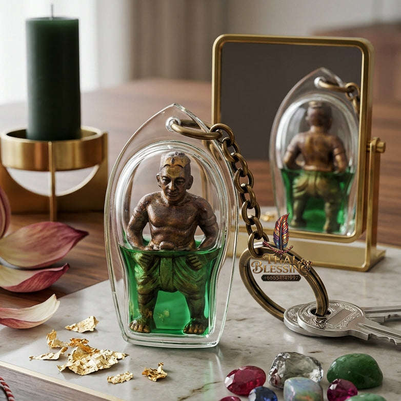 ✨ [The Sovereign of Infinite Protection & Unseen Command: The 2026 "Grand-Master" Edition] Sacred "Hun Phayon (The Sovereign Guardian-Sentinel)" – Special "Sacred Alloy & Occult Charm-Oil" Thai Blessing Co By RURUECHA