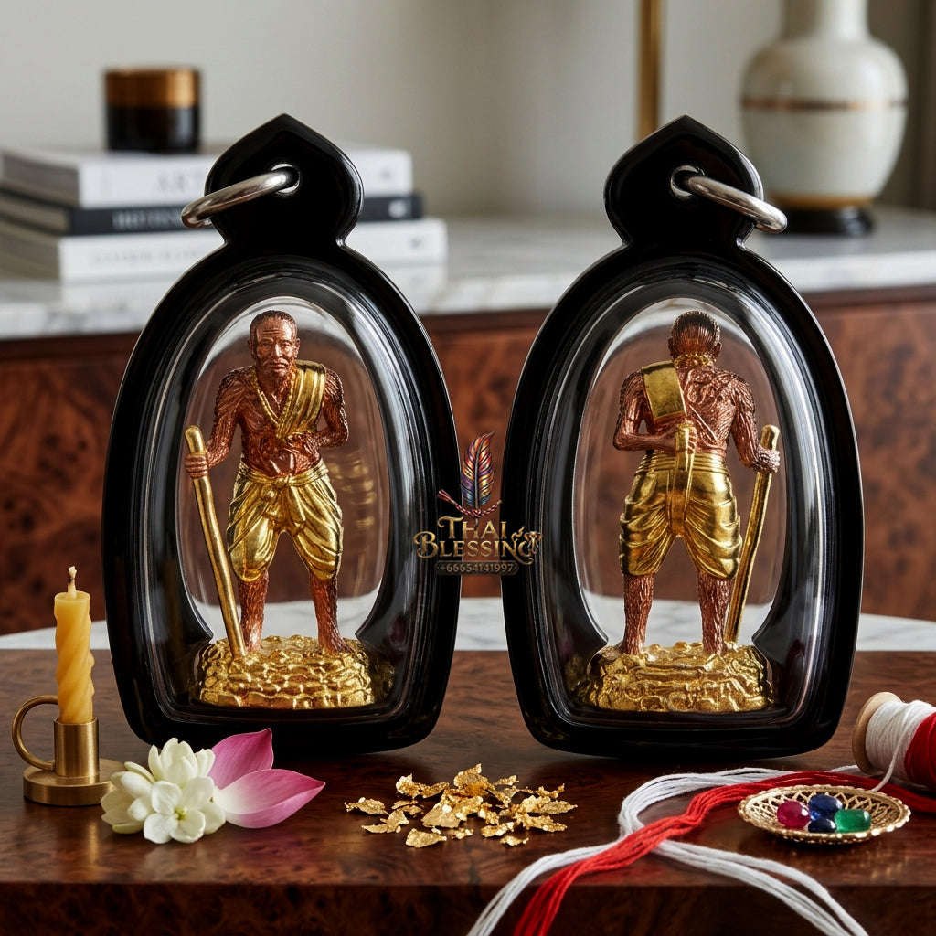 ✨ [The Sovereign of Infinite Protection & Unyielding Authority: The 2026 "Grand-Master" Copper-Gold Edition] Sacred "Pu Tuad Thong (The Sovereign Sage of Indestructible Presence)" – Special "Sacred Copper & Gold-Plated" Thai Blessing Co By