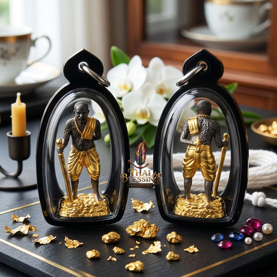 ✨ [The Sovereign of Infinite Protection & Unyielding Authority: The 2026 "Grand-Master" Sovereign Edition] Sacred "Pu Tuad Thong (The Sovereign Sage of Indestructible Presence)" – Special "Khun-Long-Hin Gold-Plated" Thai Blessing Co By RURUECHA