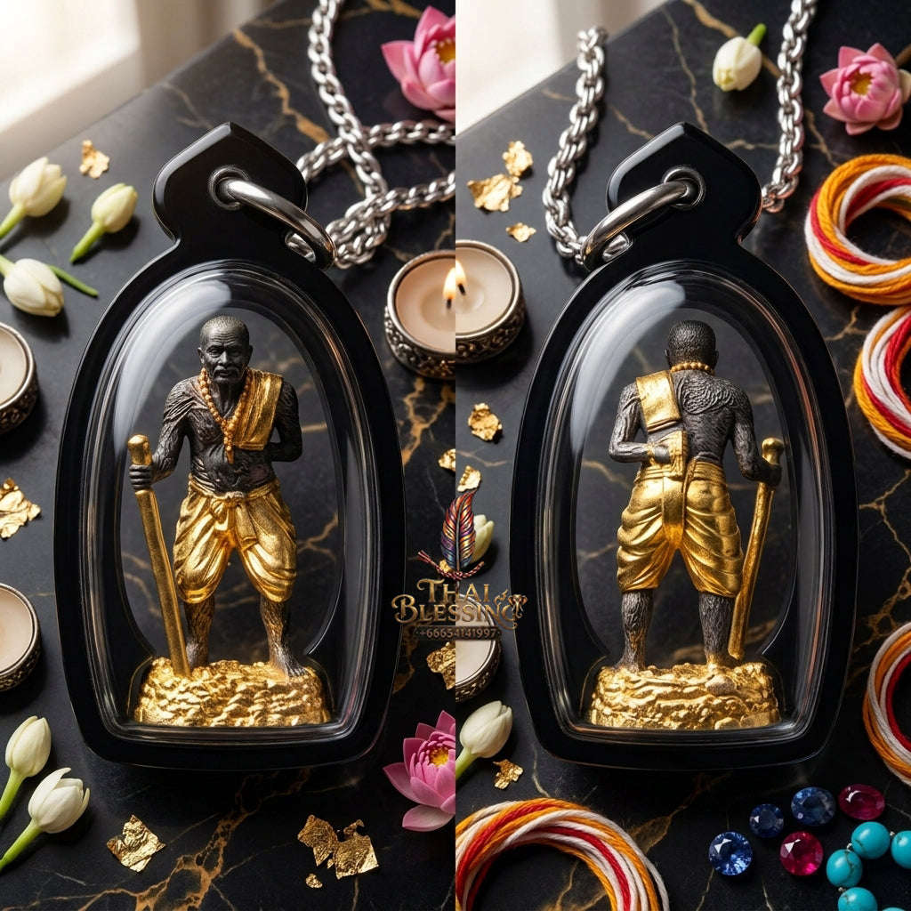 ✨ [The Sovereign of Infinite Protection & Unyielding Authority: The 2026 "Grand-Master" Sovereign Edition] Sacred "Pu Tuad Thong (The Sovereign Sage of Indestructible Presence)" – Special "Khun-Long-Hin Gold-Plated" Thai Blessing Co By RURUECHA