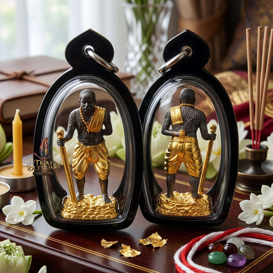 ✨ [The Sovereign of Infinite Protection & Unyielding Authority: The 2026 "Grand-Master" Sovereign Edition] Sacred "Pu Tuad Thong (The Sovereign Sage of Indestructible Presence)" – Special "Khun-Long-Hin Gold-Plated" Thai Blessing Co By RURUECHA