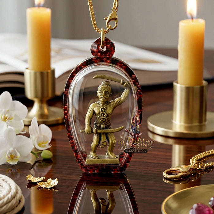 ✨ [The Sovereign of Infinite Protection & Unyielding Command: The 2026 "Grand-Master" Lanna Edition] Sacred "Hun-Phayon Mon-Lanna (The Sovereign Warrior-Sentinel of the Ancient North)" – Special "Satin-Gold Occult Alloy" Thai Blessing Co By