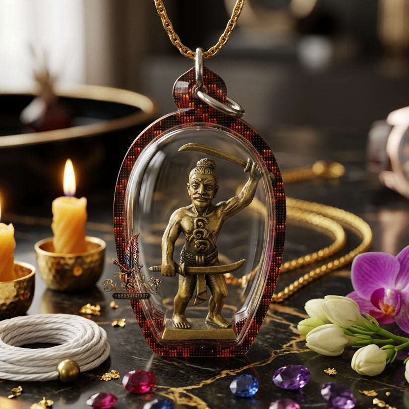 ✨ [The Sovereign of Infinite Protection & Unyielding Command: The 2026 "Grand-Master" Lanna Edition] Sacred "Hun-Phayon Mon-Lanna (The Sovereign Warrior-Sentinel of the Ancient North)" – Special "Satin-Gold Occult Alloy" Thai Blessing Co By