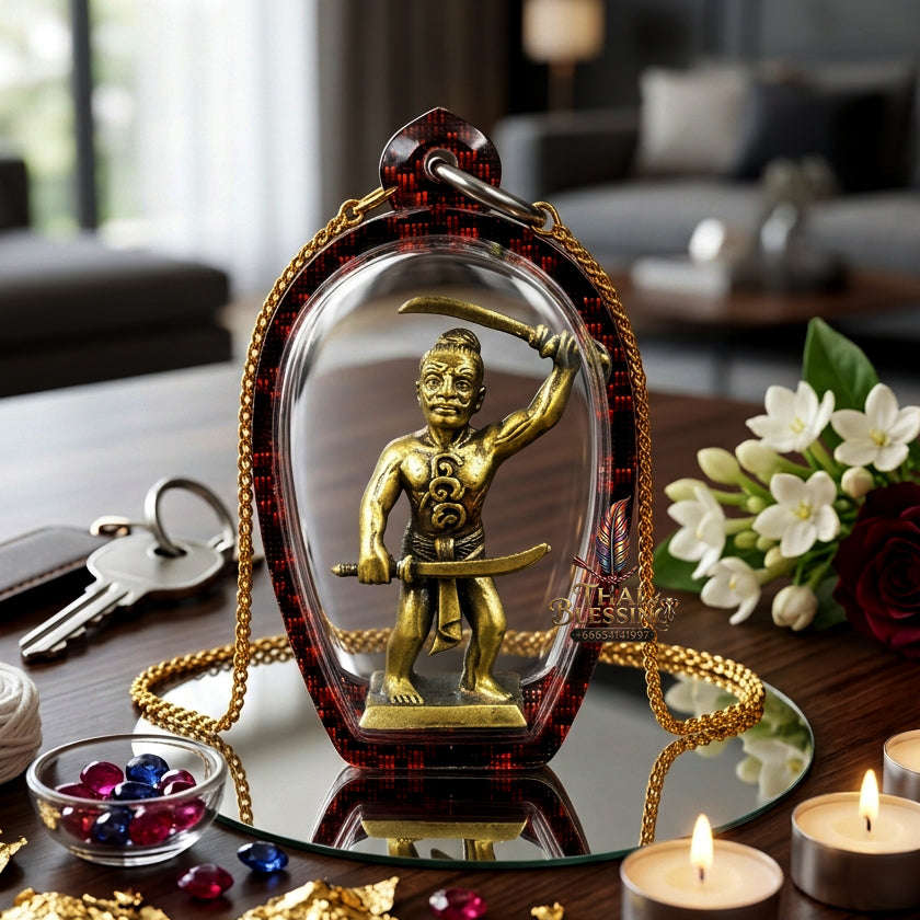 ✨ [The Sovereign of Infinite Protection & Unyielding Command: The 2026 "Grand-Master" Lanna Edition] Sacred "Hun-Phayon Mon-Lanna (The Sovereign Warrior-Sentinel of the Ancient North)" – Special "Satin-Gold Occult Alloy" Thai Blessing Co By
