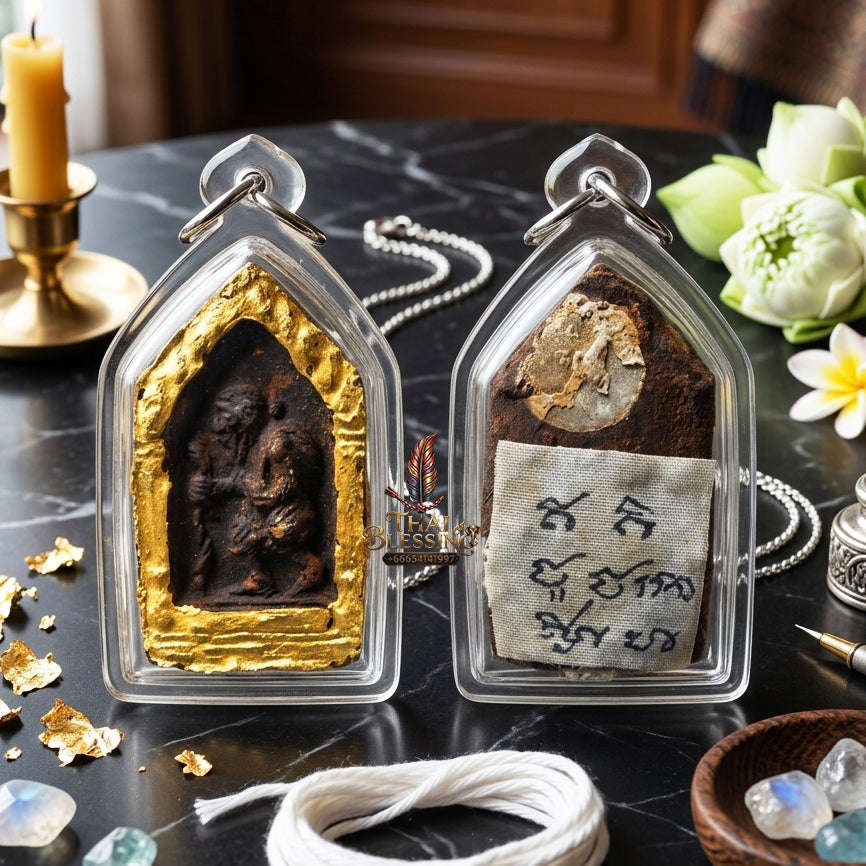 ✨ [The Sovereign of Infinite Provision: The 2016 Master-Edition] Sacred "Chuchok Khor Mia" (The Master of Manifestation & Acquisition) – Special "Jindamanee Herb Powder" Matrix – Encased with "Cupid’s Matrimonial" Thai Blessing Co By RURUECHA