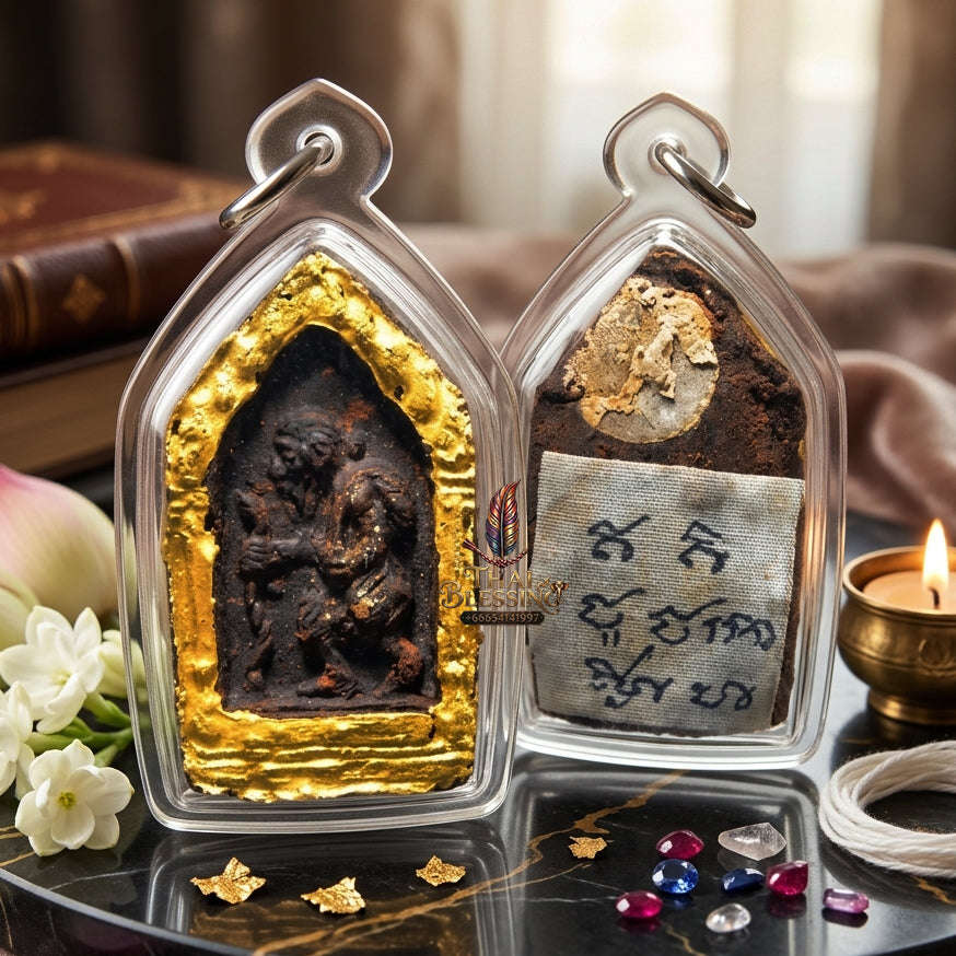 ✨ [The Sovereign of Infinite Provision: The 2016 Master-Edition] Sacred "Chuchok Khor Mia" (The Master of Manifestation & Acquisition) – Special "Jindamanee Herb Powder" Matrix – Encased with "Cupid’s Matrimonial" Thai Blessing Co By RURUECHA