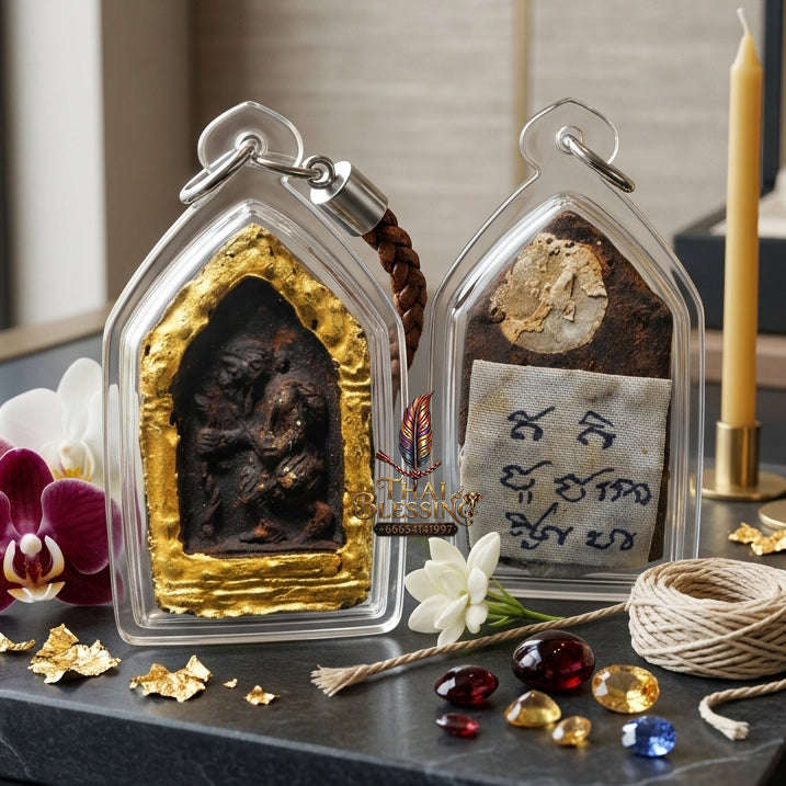 ✨ [The Sovereign of Infinite Provision: The 2016 Master-Edition] Sacred "Chuchok Khor Mia" (The Master of Manifestation & Acquisition) – Special "Jindamanee Herb Powder" Matrix – Encased with "Cupid’s Matrimonial" Thai Blessing Co By RURUECHA