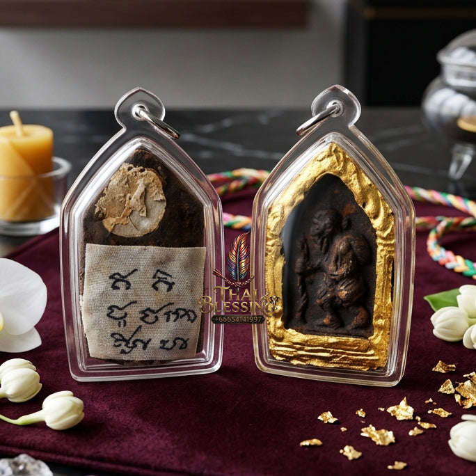 ✨ [The Sovereign of Infinite Provision: The 2016 Master-Edition] Sacred "Chuchok Khor Mia" (The Master of Manifestation & Acquisition) – Special "Jindamanee Herb Powder" Matrix – Encased with "Cupid’s Matrimonial" Thai Blessing Co By RURUECHA