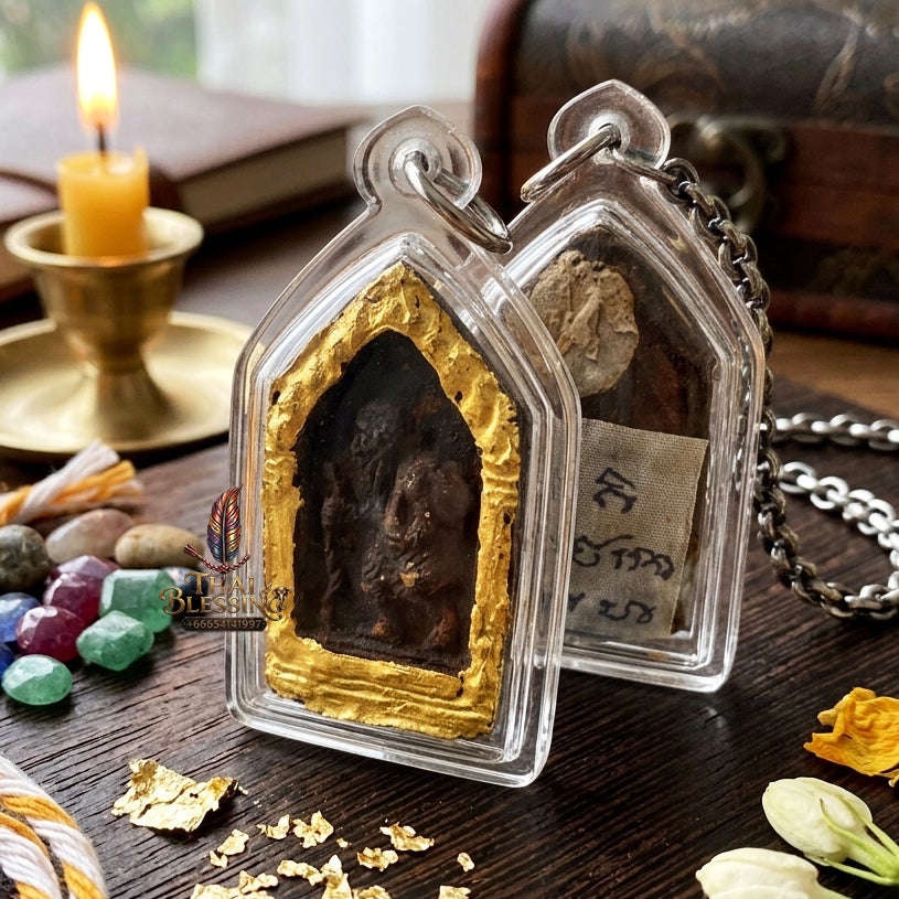 ✨ [The Sovereign of Infinite Provision: The 2016 Master-Edition] Sacred "Chuchok Khor Mia" (The Master of Manifestation & Acquisition) – Special "Jindamanee Herb Powder" Matrix – Encased with "Cupid’s Matrimonial" Thai Blessing Co By RURUECHA