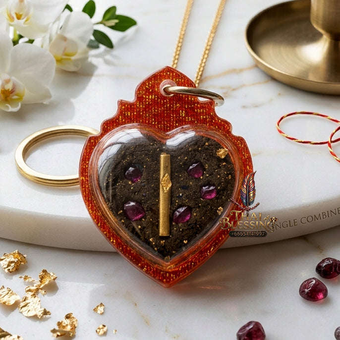 ✨ [The Sovereign of Infinite Romantic Gravity & Magnetic Union: The 2026 "Legacy-Elite" Edition] Sacred "Dao Huachai Nari (The Star of Feminine Heart-Magnetic Mastery)" – Special "Herb & Bone-Relic & Maha Sane Oil" Thai Blessing Co By RURUECHA