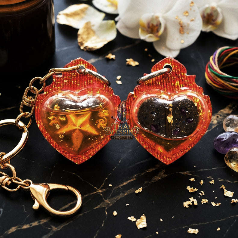 ✨ [The Sovereign of Infinite Romantic Gravity & Magnetic Union: The 2026 "Legacy-Elite" Edition] Sacred "Dao Huachai Nari (The Star of Feminine Heart-Magnetic Mastery)" – Special "Herb & Bone-Relic & Maha Sane Oil" Thai Blessing Co By RURUECHA
