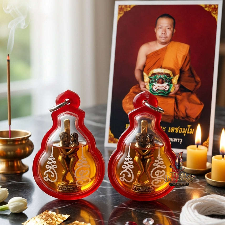 ✨ [The Sovereign of Infinite Romantic Harmony & Eternal Devotion: The 2026 "Grand-Master" Edition] Sacred "In Khu (The Sovereign Deity of Eternal Union)" – Special "Maha Sane Oil" Thai Blessing Co By RURUECHA