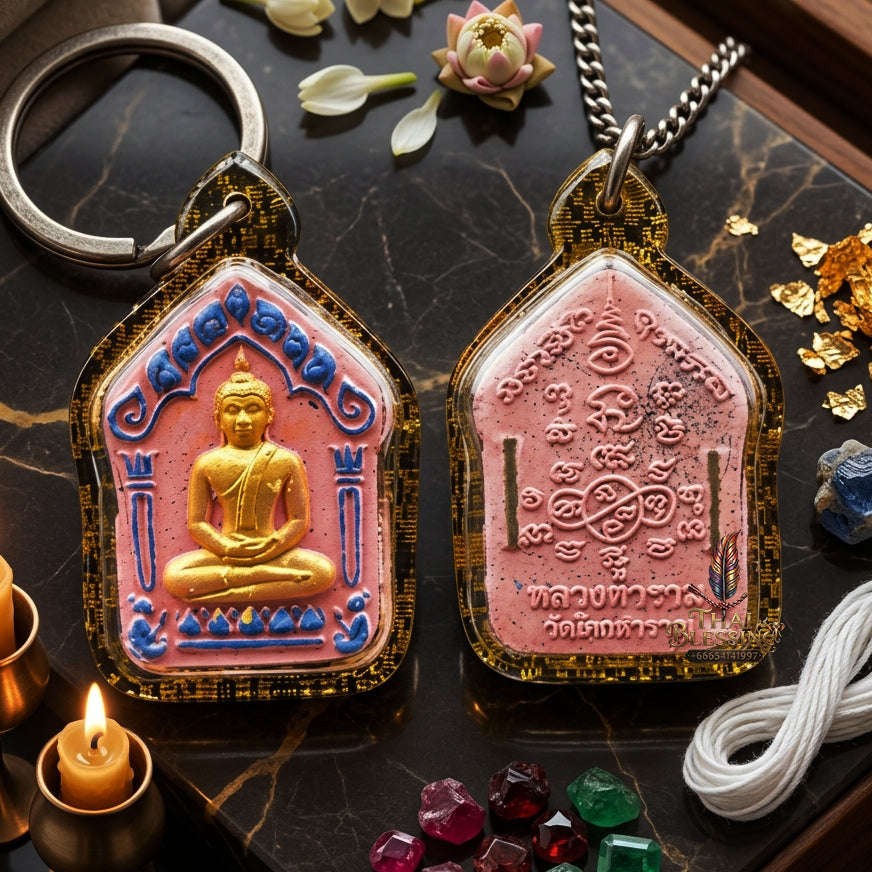 ✨ [The Sovereign of Infinite Romantic Magnetism & Commercial Victory: The 2026 "Grand-Master" Edition] Sacred "Phra Khun Phaen Na Na Thong (The Sovereign Architect of Seduction & Prosperity)" – Special "Sao Long Herb & Dual-Silver Takrut" Thai