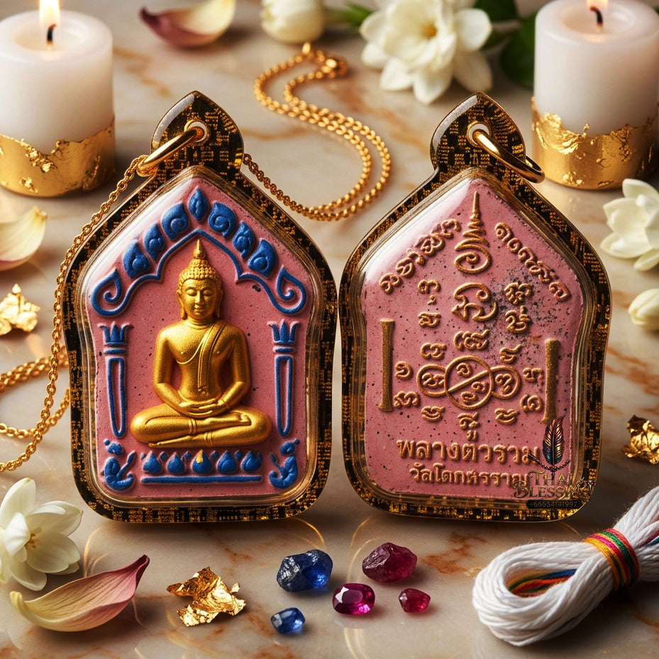 ✨ [The Sovereign of Infinite Romantic Magnetism & Commercial Victory: The 2026 "Grand-Master" Edition] Sacred "Phra Khun Phaen Na Na Thong (The Sovereign Architect of Seduction & Prosperity)" – Special "Sao Long Herb & Dual-Silver Takrut" Thai