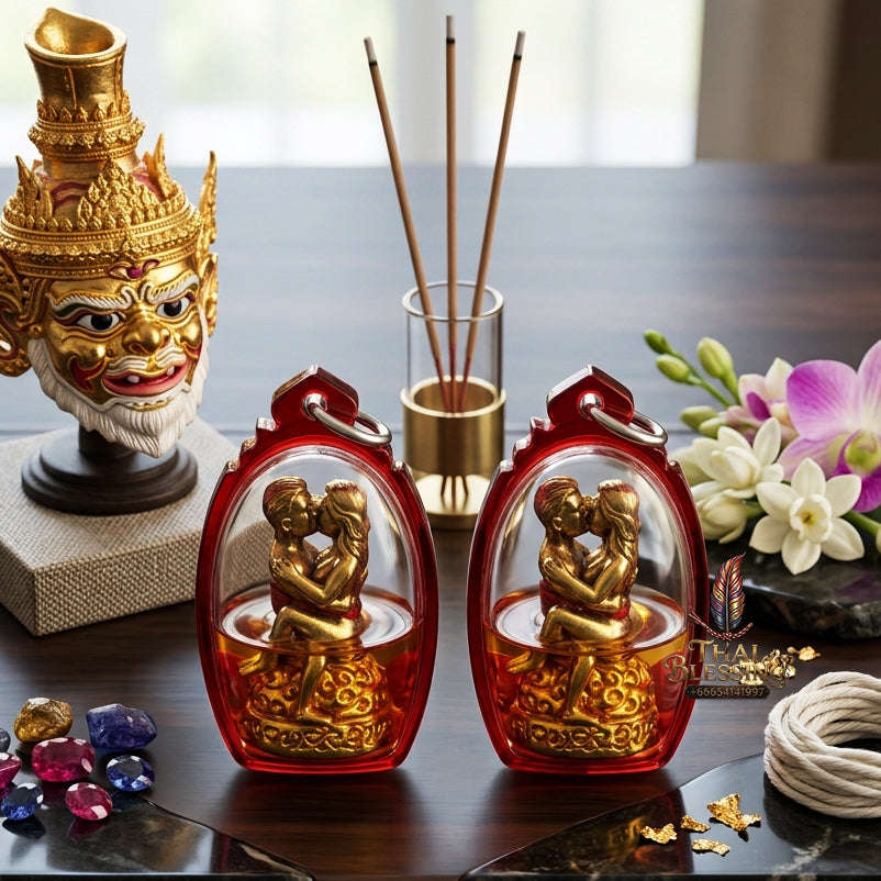 ✨ [The Sovereign of Infinite Romantic Union & Magnetic Command: The 2026 "Grand-Master" Edition] Sacred "Phaya In Kham Luang (The Sovereign Deity of Eternal Passion & Union)" – Special "Sacred Brass & Maha Sane-Oil" Thai Blessing Co By RURUECHA