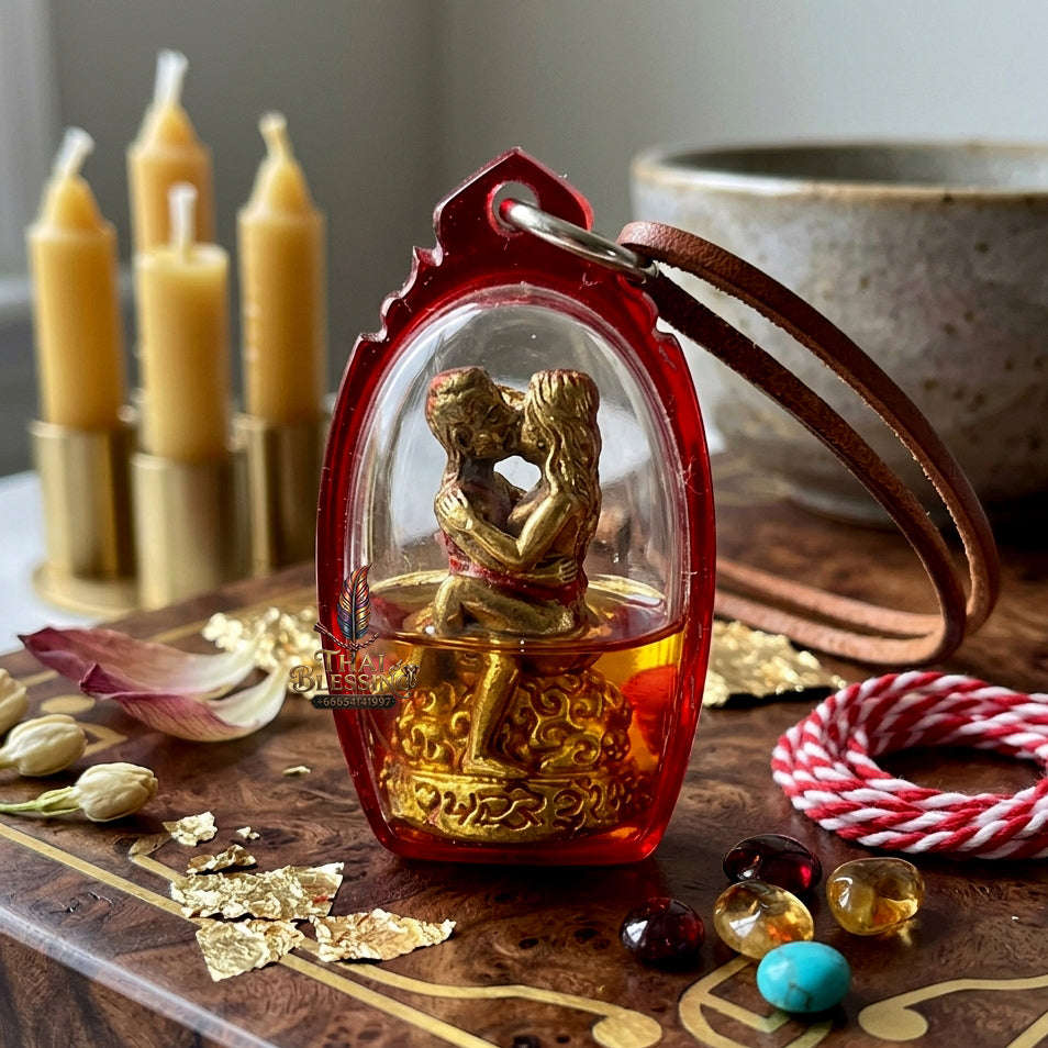 ✨ [The Sovereign of Infinite Romantic Union & Magnetic Command: The 2026 "Grand-Master" Edition] Sacred "Phaya In Kham Luang (The Sovereign Deity of Eternal Passion & Union)" – Special "Sacred Brass & Maha Sane-Oil" Thai Blessing Co By RURUECHA