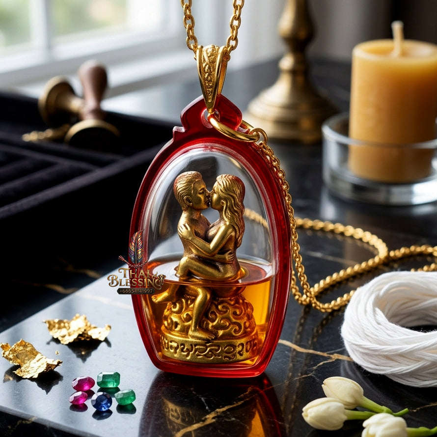 ✨ [The Sovereign of Infinite Romantic Union & Magnetic Command: The 2026 "Grand-Master" Edition] Sacred "Phaya In Kham Luang (The Sovereign Deity of Eternal Passion & Union)" – Special "Sacred Brass & Maha Sane-Oil" Thai Blessing Co By RURUECHA