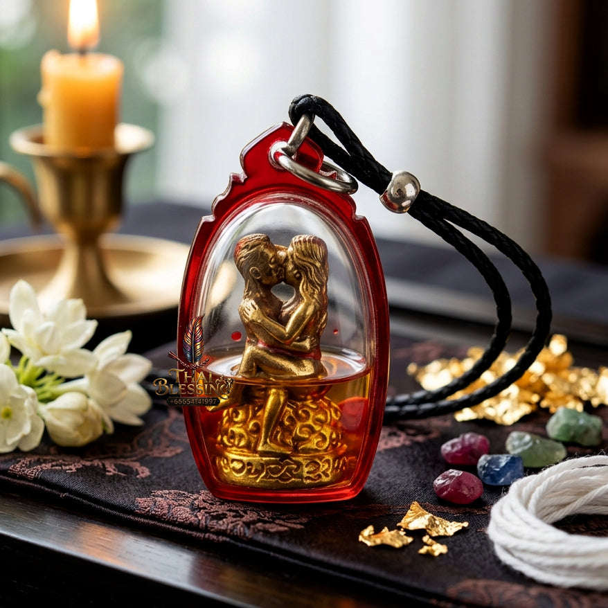 ✨ [The Sovereign of Infinite Romantic Union & Magnetic Command: The 2026 "Grand-Master" Edition] Sacred "Phaya In Kham Luang (The Sovereign Deity of Eternal Passion & Union)" – Special "Sacred Brass & Maha Sane-Oil" Thai Blessing Co By RURUECHA
