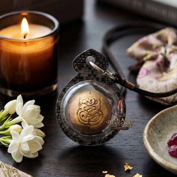 ✨ [The Sovereign of Infinite Social Influence & Absolute Verbal Command: The 2026 "Grand-Master" Edition] Sacred "Luk-om Na Na Thong (The Sovereign Sphere of Golden-Faced Radiance)" – Special "Sarika-Takrut & Enchantment-Herb" Thai Blessing Co