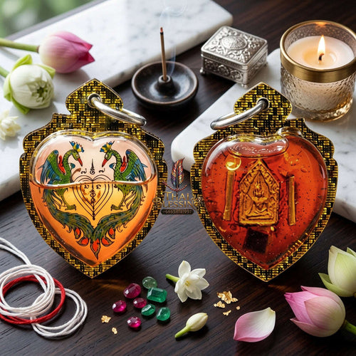 ✨ [The Sovereign of Infinite Solar Prestige & Magnetic Allure: The 2026 "Grand-Master" Edition] Sacred "Locket Phaya Yung Thong (The Golden Peacock Sovereign)" – Special "Maha Sane-Oil" Thai Blessing Co By RURUECHA
