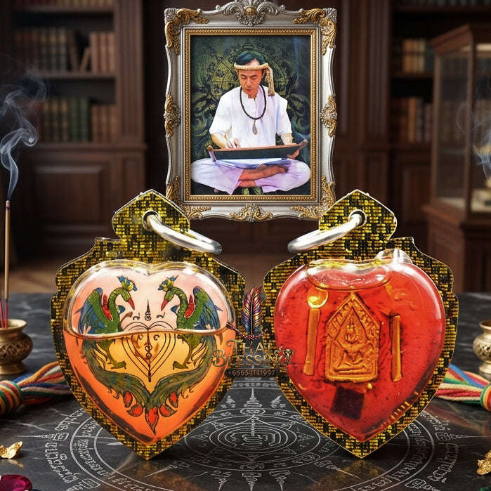 ✨ [The Sovereign of Infinite Solar Prestige & Magnetic Allure: The 2026 "Grand-Master" Edition] Sacred "Locket Phaya Yung Thong (The Golden Peacock Sovereign)" – Special "Maha Sane-Oil" Thai Blessing Co By RURUECHA