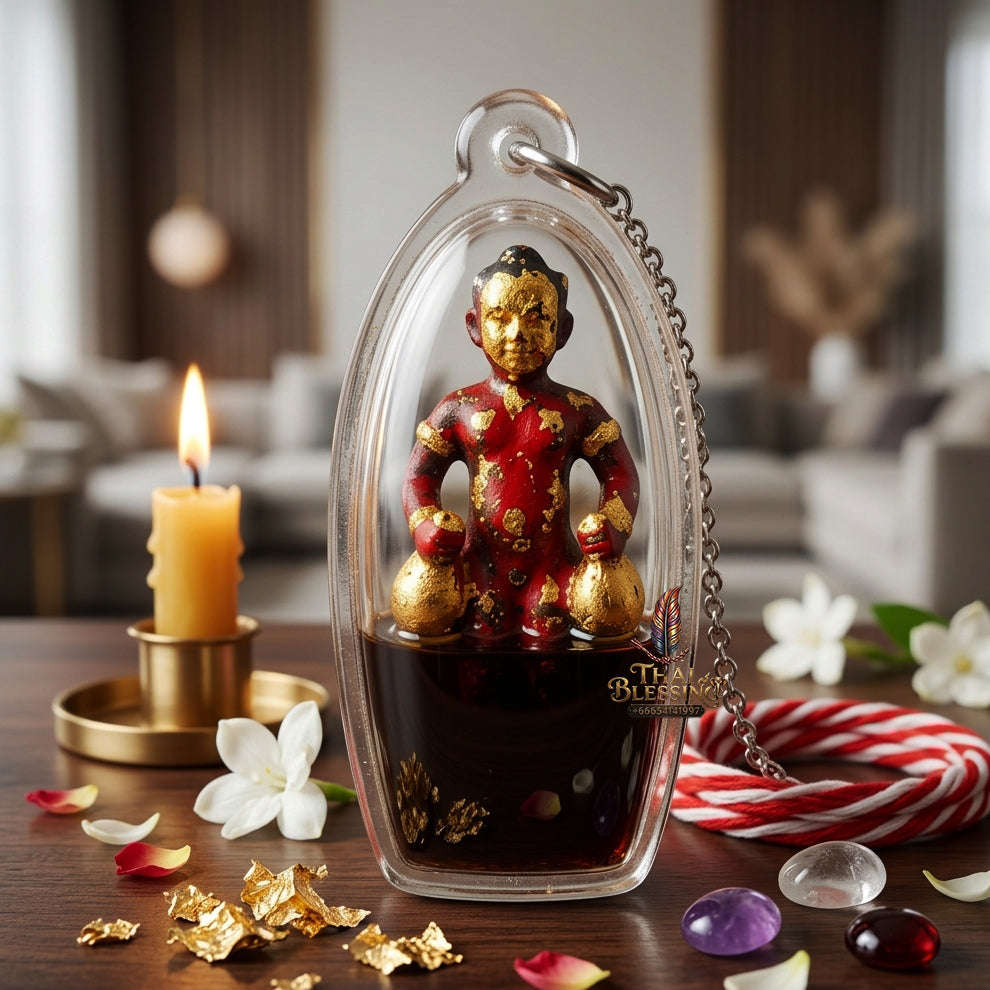 ✨ [The Sovereign of Infinite Spirit-Guardian Manifestation & Absolute Intuitive-Command: The 2026 "Grand-Master" Sovereign Edition] Sacred "Kuman Thong (Occult Oil Immersion)" – Special "Achan Weerathep"