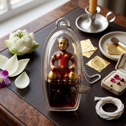 ✨ [The Sovereign of Infinite Spirit-Guardian Manifestation & Absolute Intuitive-Command: The 2026 "Grand-Master" Sovereign Edition] Sacred "Kuman Thong (Occult Oil Immersion)" – Special "Achan Weerathep" Thai Blessing Co By RURUECHA