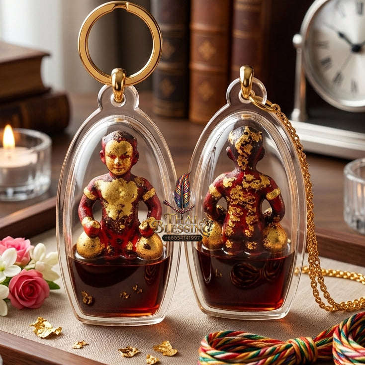 ✨ [The Sovereign of Infinite Spirit-Guardian Manifestation & Absolute Intuitive-Command: The 2026 "Grand-Master" Sovereign Edition] Sacred "Kuman Thong (Occult Oil Immersion)" – Special "Achan Weerathep"