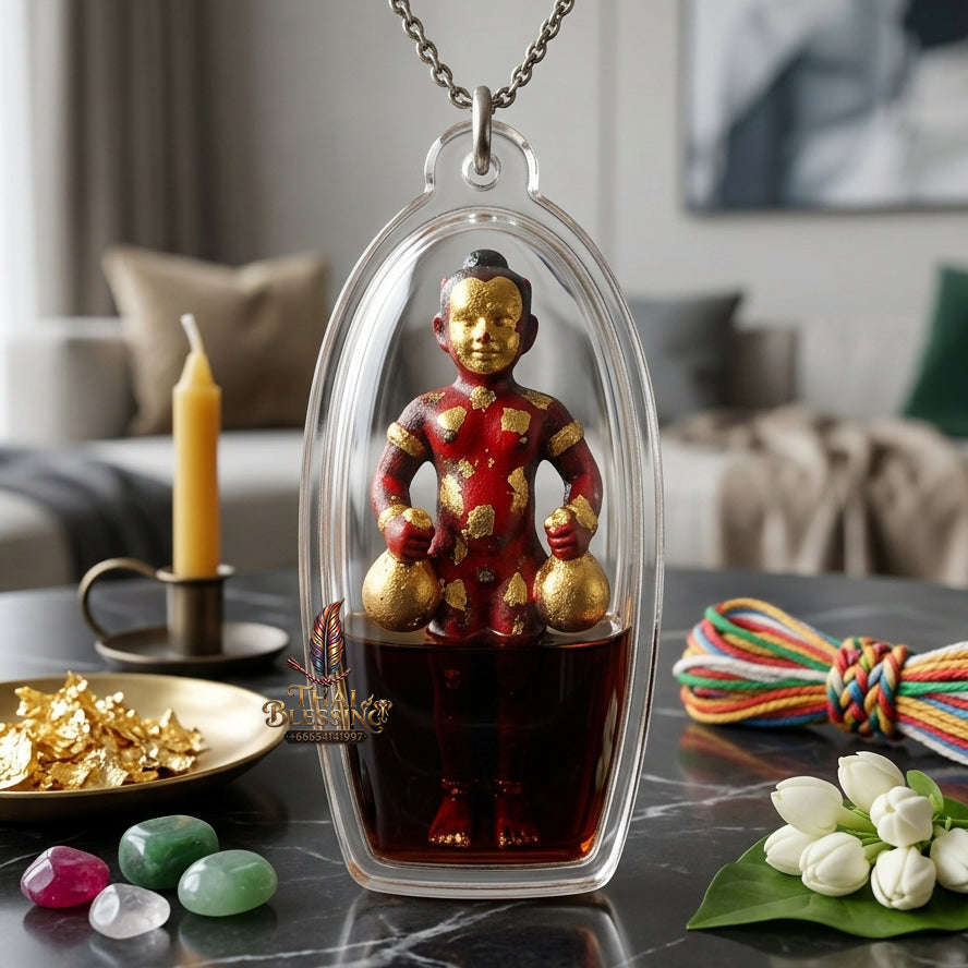 ✨ [The Sovereign of Infinite Spirit-Guardian Manifestation & Absolute Intuitive-Command: The 2026 "Grand-Master" Sovereign Edition] Sacred "Kuman Thong (Occult Oil Immersion)" – Special "Achan Weerathep"
