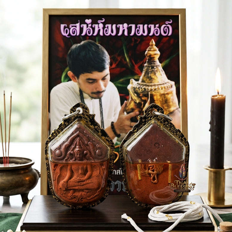 ✨ [The Sovereign of Infinite Strategic Victory & Charismatic Command: The 2026 "Grand-Master" Edition] Sacred "Phra Khun Phaen Phrai Watsana (The Sovereign Architect of Fortune & Allure)" – Special "Ancient Occult-Herb & Dual-Takrut Occult Oil"
