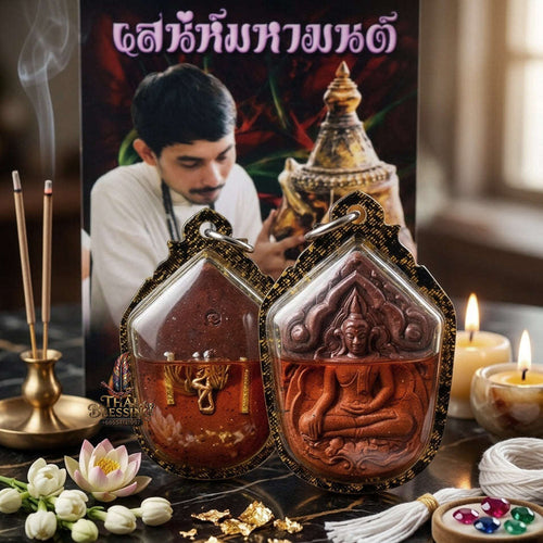 ✨ [The Sovereign of Infinite Strategic Victory & Charismatic Command: The 2026 "Grand-Master" Edition] Sacred "Phra Khun Phaen Phrai Watsana (The Sovereign Architect of Fortune & Allure)" – Special "Ancient Occult-Herb & Dual-Takrut Occult Oil"