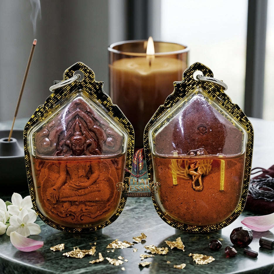✨ [The Sovereign of Infinite Strategic Victory & Charismatic Command: The 2026 "Grand-Master" Edition] Sacred "Phra Khun Phaen Phrai Watsana (The Sovereign Architect of Fortune & Allure)" – Special "Ancient Occult-Herb & Dual-Takrut Occult Oil"