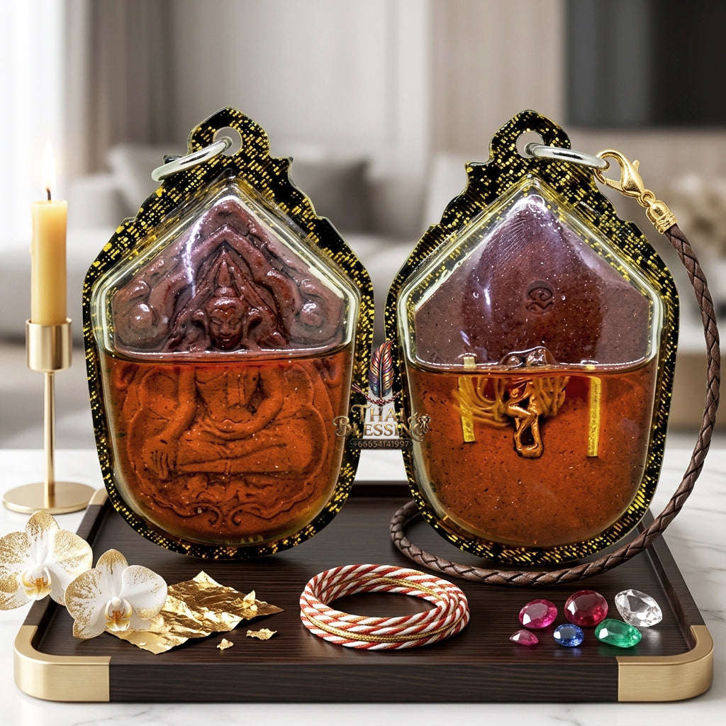 ✨ [The Sovereign of Infinite Strategic Victory & Charismatic Command: The 2026 "Grand-Master" Edition] Sacred "Phra Khun Phaen Phrai Watsana (The Sovereign Architect of Fortune & Allure)" – Special "Ancient Occult-Herb & Dual-Takrut Occult Oil"