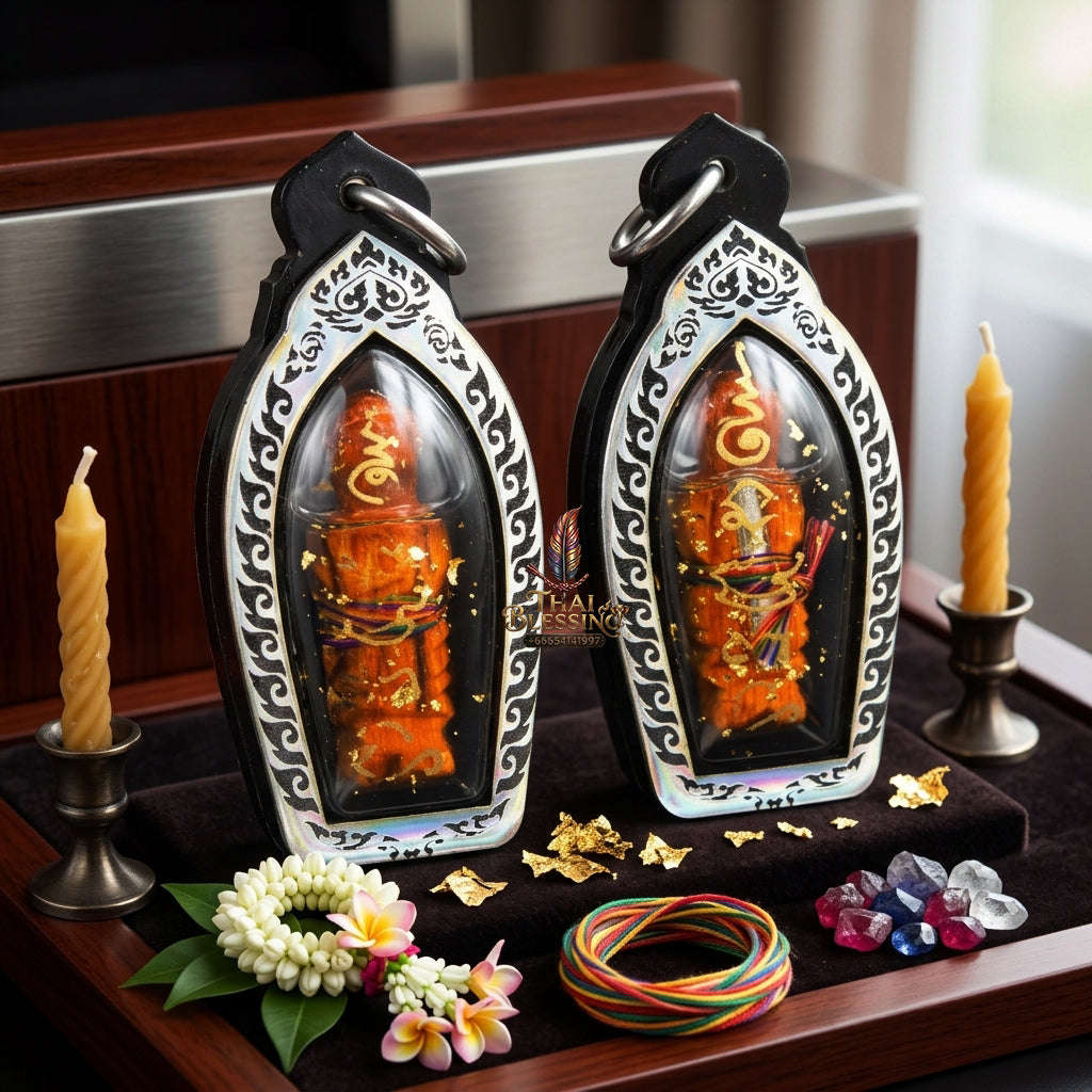 ✨ [The Sovereign of Infinite Support: The 2024 "Sacred Wood" Master-Edition] Sacred "Kuman Thong (Khanun-Tay-Phrai)" (The Golden Child of Divine Support) – Special "Sacred-Oil & Rare-Wood Matrix" Immersion Thai Blessing Co By RURUECHA