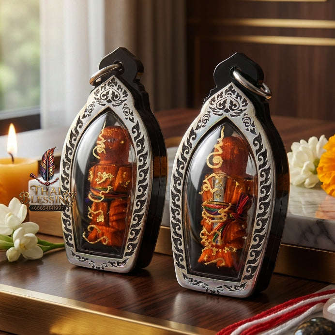 ✨ [The Sovereign of Infinite Support: The 2024 "Sacred Wood" Master-Edition] Sacred "Kuman Thong (Khanun-Tay-Phrai)" (The Golden Child of Divine Support) – Special "Sacred-Oil & Rare-Wood Matrix" Immersion Thai Blessing Co By RURUECHA