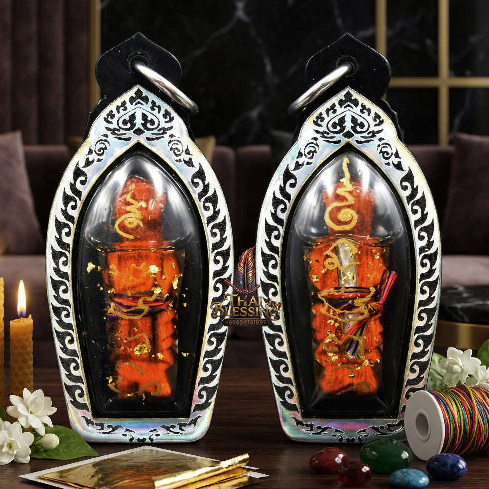 ✨ [The Sovereign of Infinite Support: The 2024 "Sacred Wood" Master-Edition] Sacred "Kuman Thong (Khanun-Tay-Phrai)" (The Golden Child of Divine Support) – Special "Sacred-Oil & Rare-Wood Matrix" Immersion Thai Blessing Co By RURUECHA