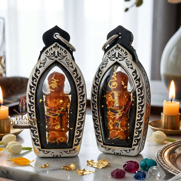 ✨ [The Sovereign of Infinite Support: The 2024 "Sacred Wood" Master-Edition] Sacred "Kuman Thong (Khanun-Tay-Phrai)" (The Golden Child of Divine Support) – Special "Sacred-Oil & Rare-Wood Matrix" Immersion Thai Blessing Co By RURUECHA