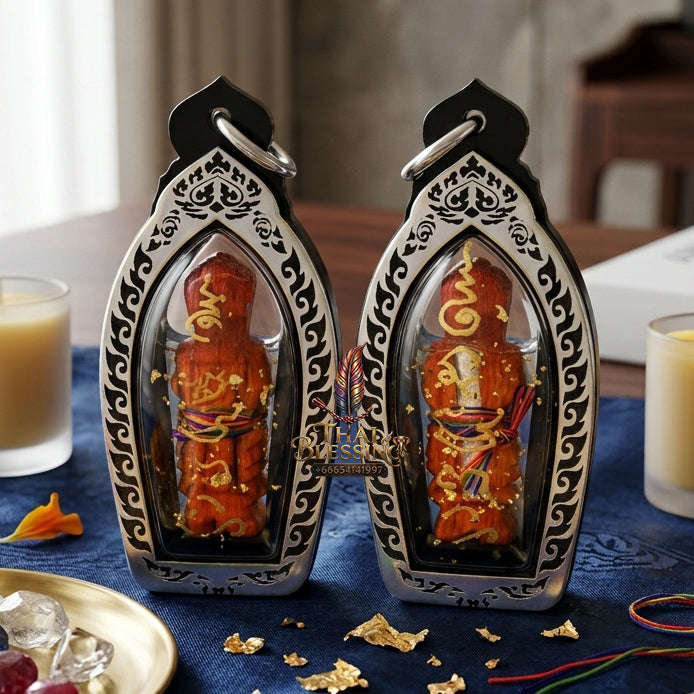 ✨ [The Sovereign of Infinite Support: The 2024 "Sacred Wood" Master-Edition] Sacred "Kuman Thong (Khanun-Tay-Phrai)" (The Golden Child of Divine Support) – Special "Sacred-Oil & Rare-Wood Matrix" Immersion Thai Blessing Co By RURUECHA