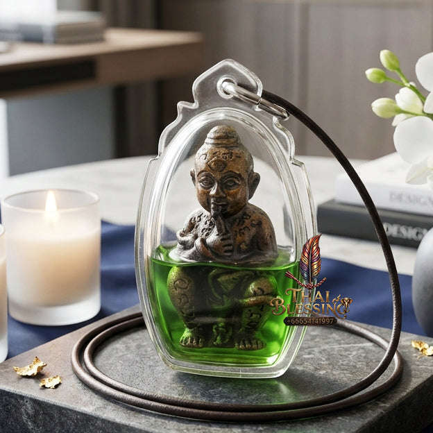 ✨ [The Sovereign of Infinite Sustenance & Unending Fortune: The 2026 "Grand-Master" Edition] Sacred "Kuman Dut Rok Udom Chok Udom Sap (The Golden Child of Eternal Sustenance & Abundance)" – Special "Samlit-Bronze & Prosperity-Oil"