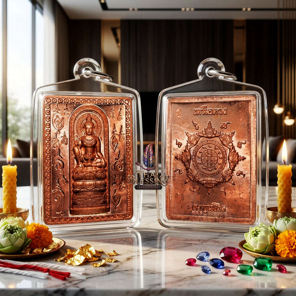 ✨ [The Sovereign of Infinite Transcedence: The 2025 Master-Edition] Sacred "Rian Stamp - Ta Khun Hon" (The Celestial Astrologer's Master-Seal) – Jatukam Rammathep "Nuea Thong Daeng Boran" (Ancient Copper) – "Nuea Duang" (Beyond Destiny) Series