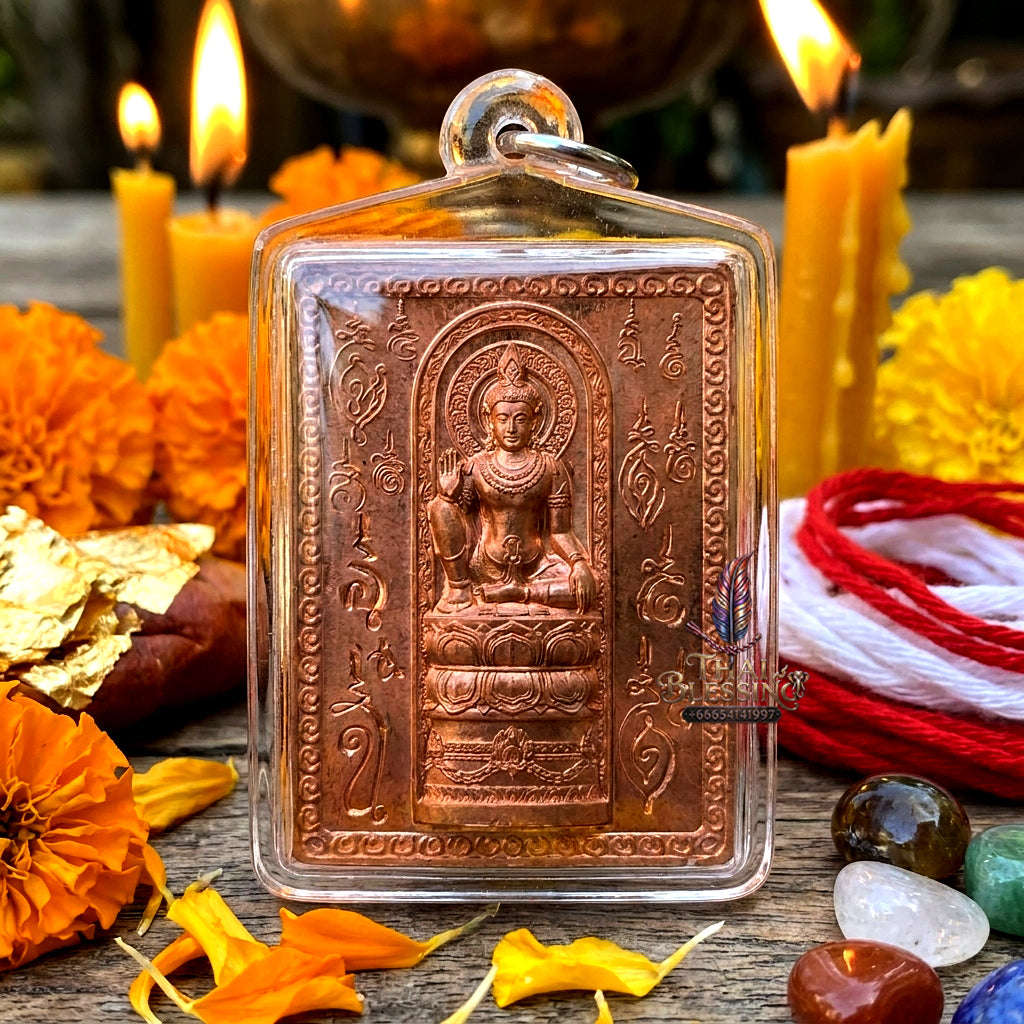 ✨ [The Sovereign of Infinite Transcedence: The 2025 Master-Edition] Sacred "Rian Stamp - Ta Khun Hon" (The Celestial Astrologer's Master-Seal) – Jatukam Rammathep "Nuea Thong Daeng Boran" (Ancient Copper) – "Nuea Duang" (Beyond Destiny) Series