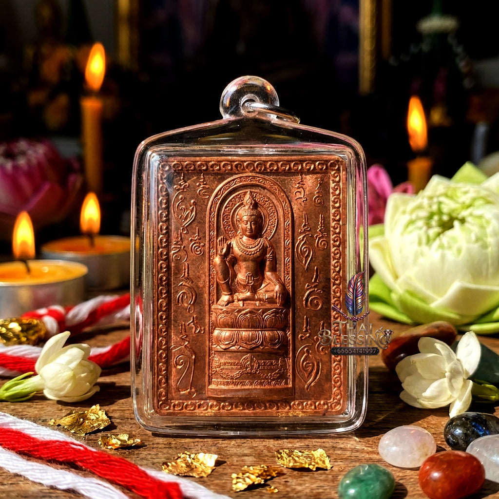 ✨ [The Sovereign of Infinite Transcedence: The 2025 Master-Edition] Sacred "Rian Stamp - Ta Khun Hon" (The Celestial Astrologer's Master-Seal) – Jatukam Rammathep "Nuea Thong Daeng Boran" (Ancient Copper) – "Nuea Duang" (Beyond Destiny) Series