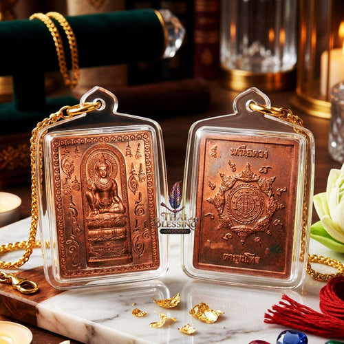 ✨ [The Sovereign of Infinite Transcedence: The 2025 Master-Edition] Sacred "Rian Stamp - Ta Khun Hon" (The Celestial Astrologer's Master-Seal) – Jatukam Rammathep "Nuea Thong Daeng Boran" (Ancient Copper) – "Nuea Duang" (Beyond Destiny) Series