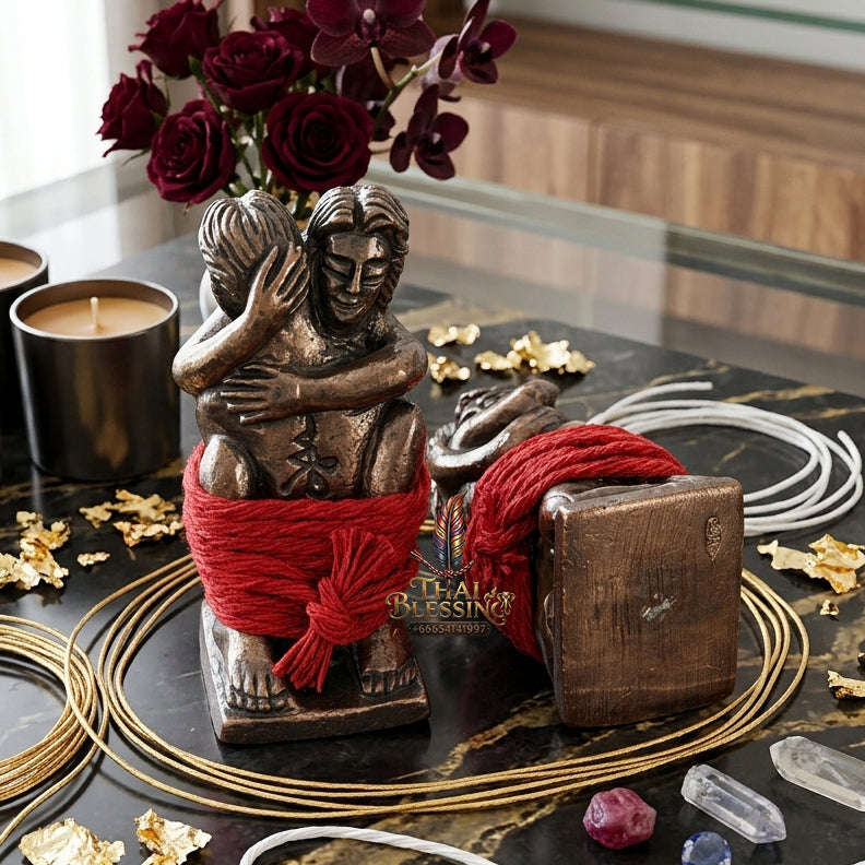 ✨ [The Sovereign of Infinite Union: Ancient Patina Edition] Sacred "Inn Kham" (The Classic Inn) – Masterpiece Edition in Oxidized Bronze (Rom Dam) – Consecrated by the Legendary Master, Ajarn Prakong Roon-Charoen (2018) Thai Blessing Co By