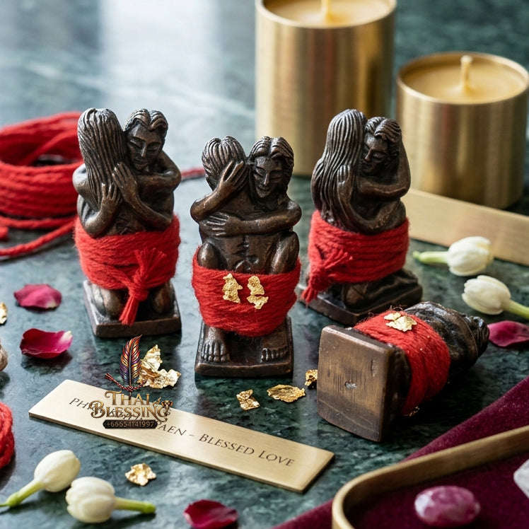 ✨ [The Sovereign of Infinite Union: Ancient Patina Edition] Sacred "Inn Kham" (The Classic Inn) – Masterpiece Edition in Oxidized Bronze (Rom Dam) – Consecrated by the Legendary Master, Ajarn Prakong Roon-Charoen (2018) Thai Blessing Co By