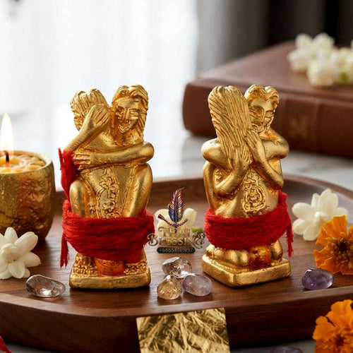 ✨ [The Sovereign of Infinite Union: Golden Edition] Sacred "Inn Kham" (The Golden Inn) – Masterpiece Edition in 24K Gold-Plated Bronze – Consecrated by the Legendary Master, Ajarn Prakong Roon-Charoen (2018) Thai Blessing Co By RURUECHA