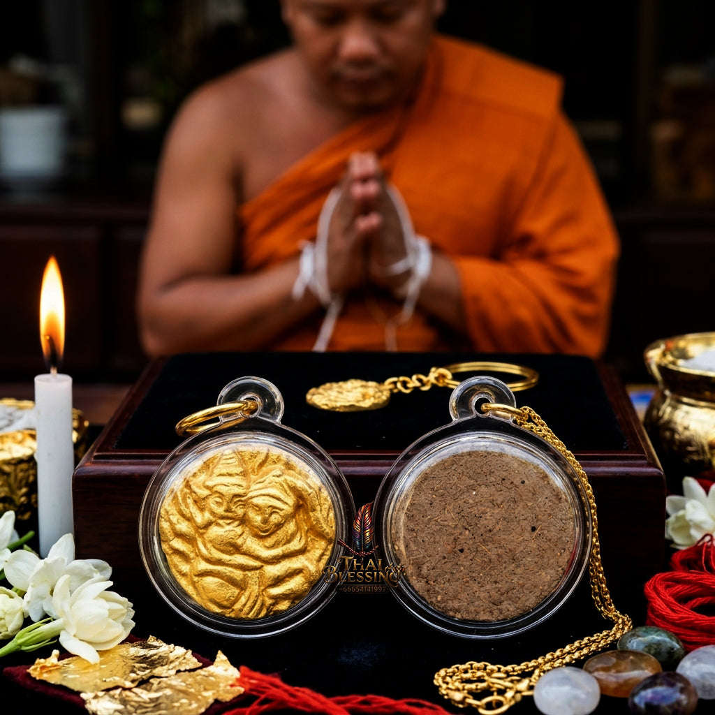✨ [The Sovereign of Infinite Union: Master-Powder Edition] Sacred "Inn Pae Wae" (The Royal Inn of Absolute Attachment) – Master-Blessed by Kruba Maew, Wat Khun Khong Luang (2020) Thai Blessing Co By RURUECHA