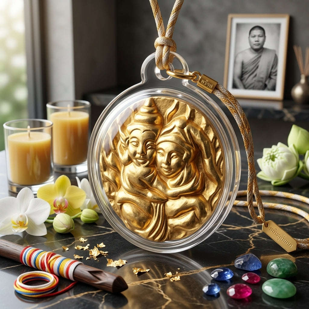 ✨ [The Sovereign of Infinite Union: Master-Powder Edition] Sacred "Inn Pae Wae" (The Royal Inn of Absolute Attachment) – Master-Blessed by Kruba Maew, Wat Khun Khong Luang (2020) Thai Blessing Co By RURUECHA
