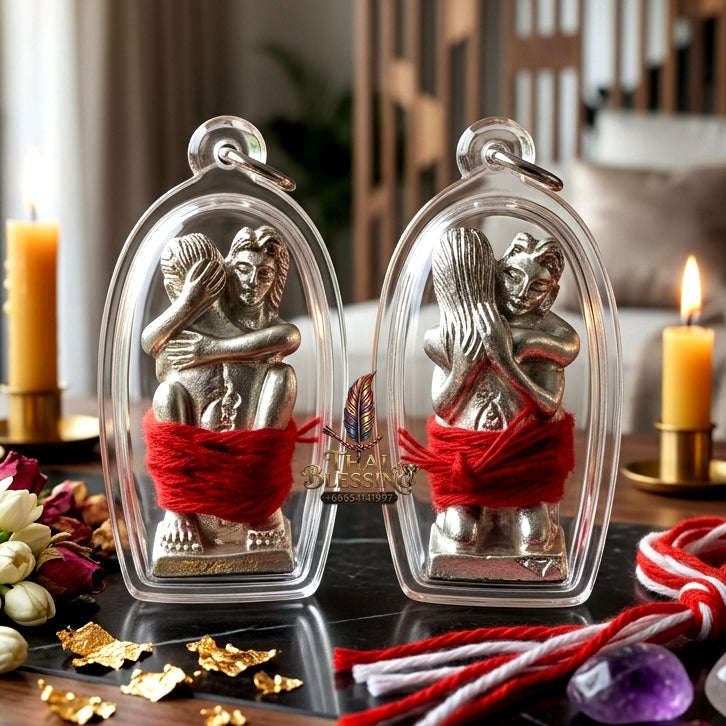 ✨ [The Sovereign of Infinite Union] Sacred "Inn Kham" (The Golden Inn) – Masterpiece Edition in Silver-Plated Bronze – Consecrated by the Legendary Master, Ajarn Prakong Roon-Charoen (2018) Thai Blessing Co By RURUECHA